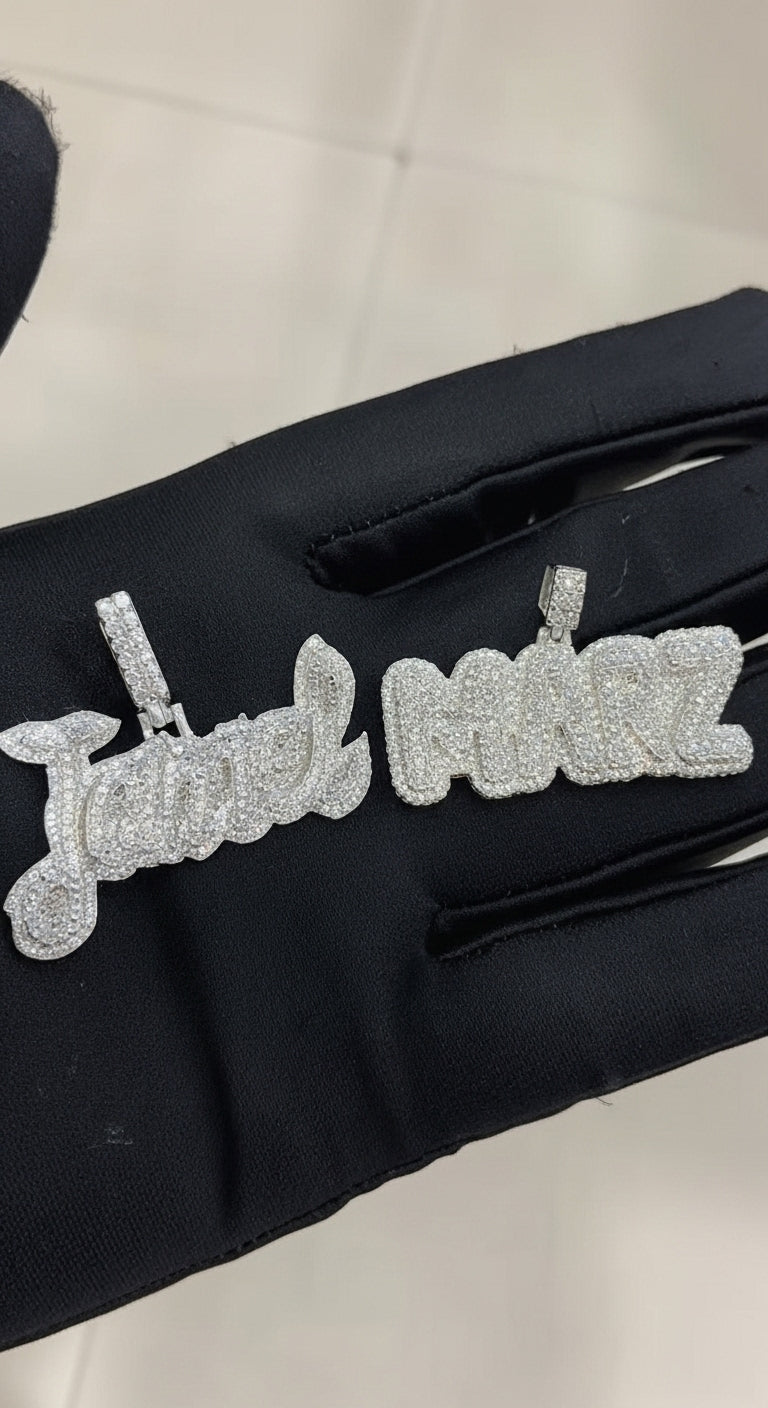 custom pendants moissanite iced out 925 silver budget price