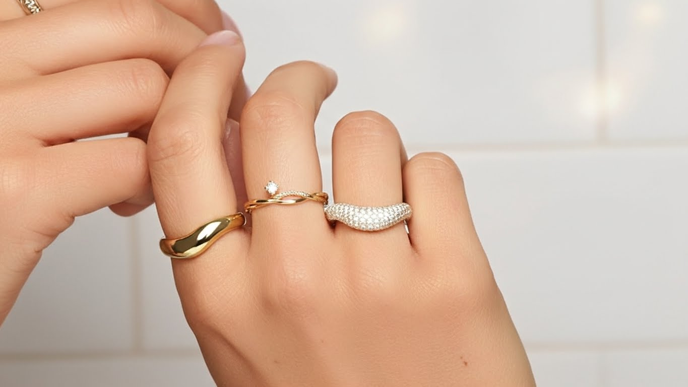 FLOWING FIGURE RING