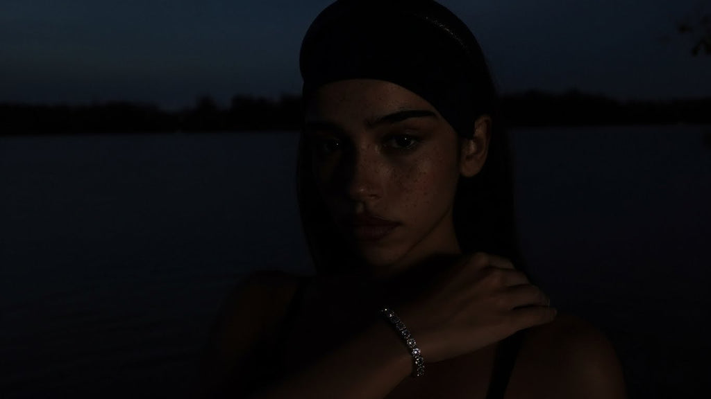 Pulsera de tenis de moissanita de 5 mm y 8 pulgadas de plata 925