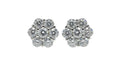 Flower Cluster Stud Earrings