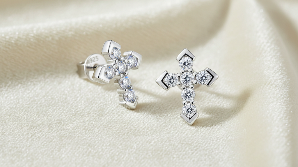 Celestial Cross Studs