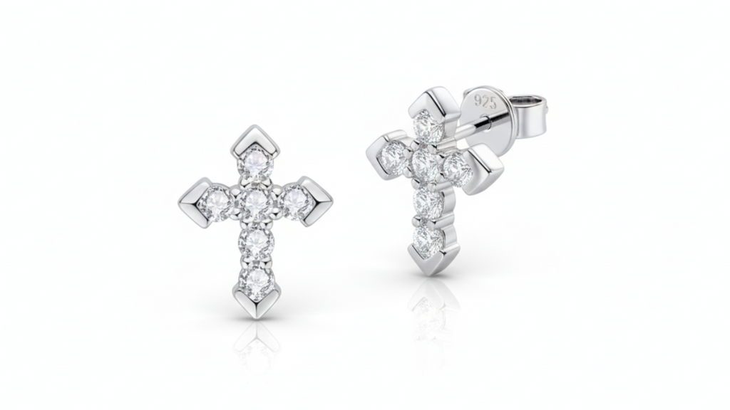 Celestial Cross Studs