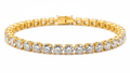 14k gold 3mm diamond tennis bracelet